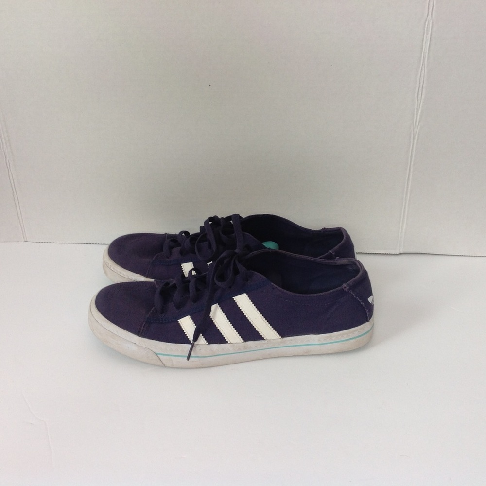 Adidas Blue Canvas Sneakers Shoes Men's Tennis